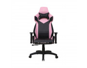 Gaming Chair 1STPLAYER WIN101 Black&Pink, PVC learher /New Reflective Fabric, Molded foam, Reinforced steel frame, 2D armrest, 4 class Gaslift, 60mm Nylon caster, Angle Adjuster:90°-150°,160KG Maximum Weight